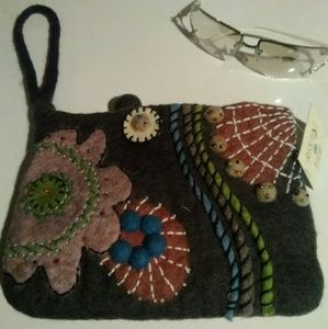 NWT Rising Tide Wool Purse.